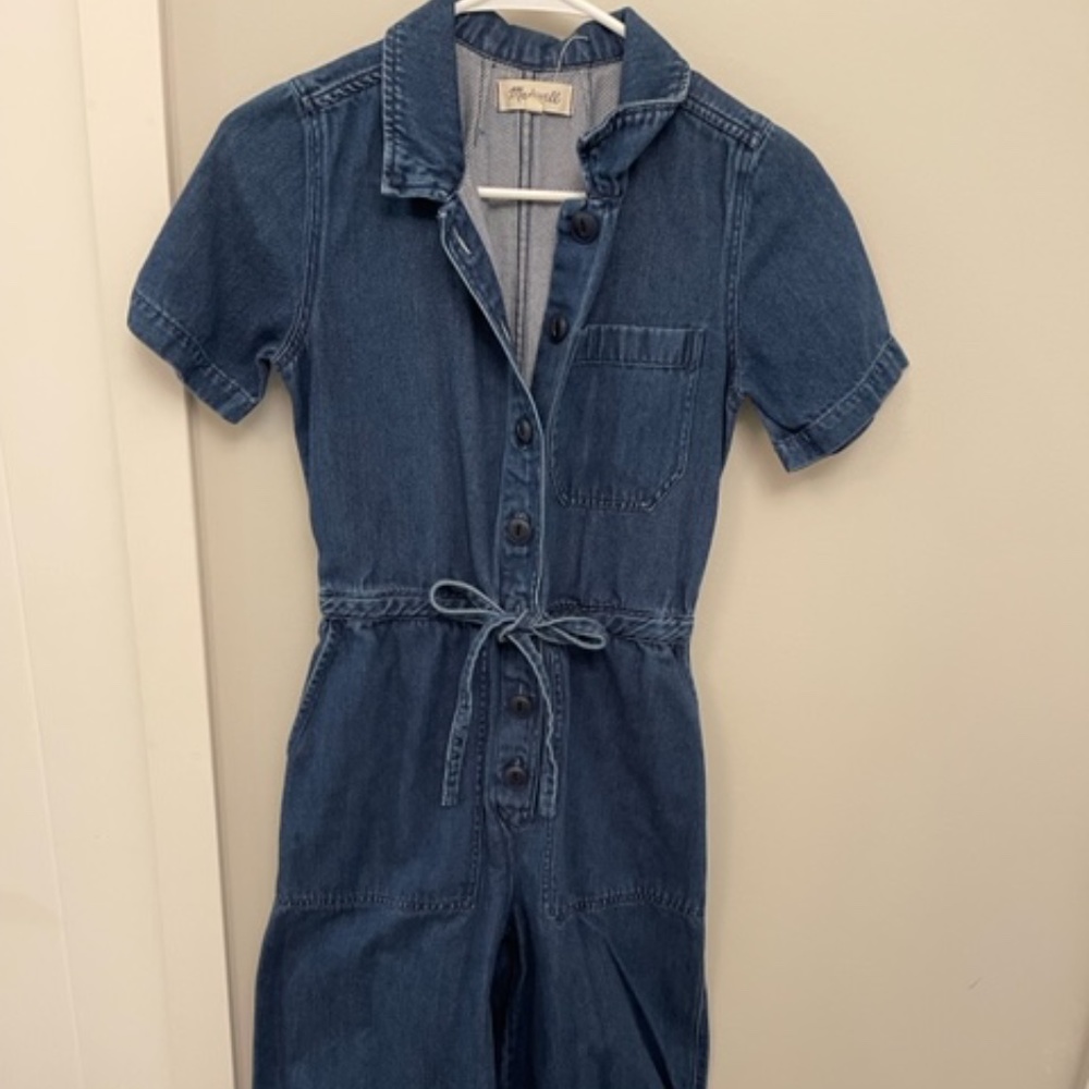 Madewell Denim Jumpsuit; Size 00